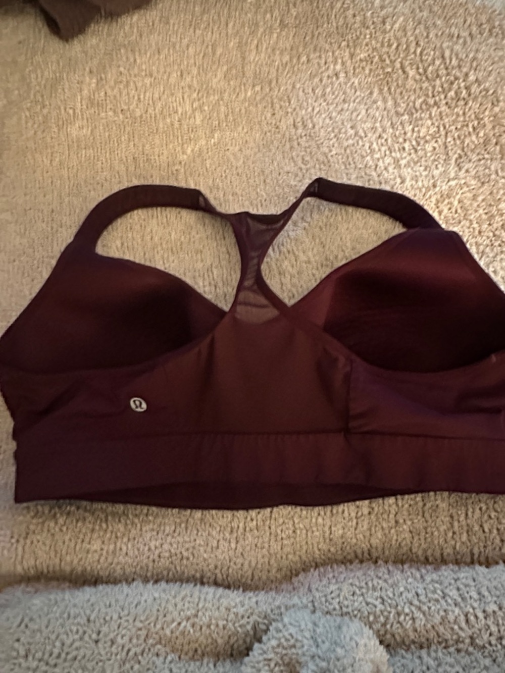 Size 12 Lululemon garnet sports bra. EUC - Picture 2 of 4